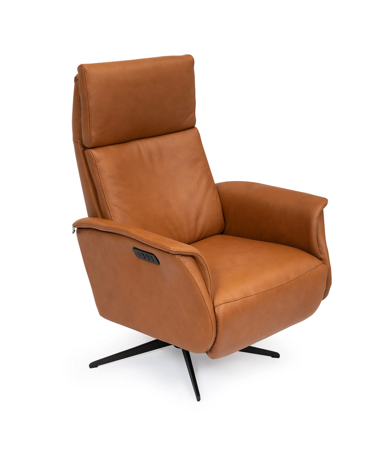 Superior 8007 Power Recliner in Light Cognac | Hjort Knudsen - Canal Furniture