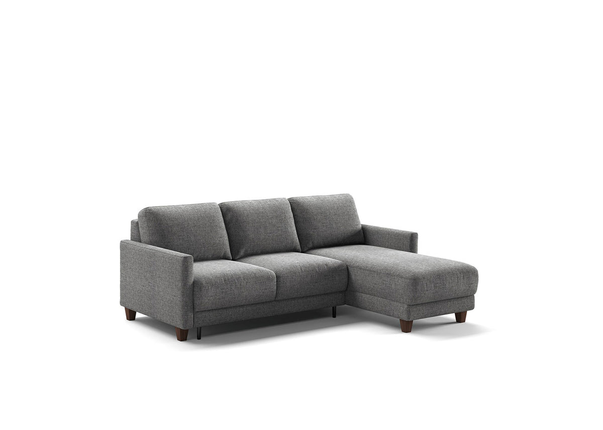 Martta Full XL Sleeper Sofa – Reversible Chaise with Storage