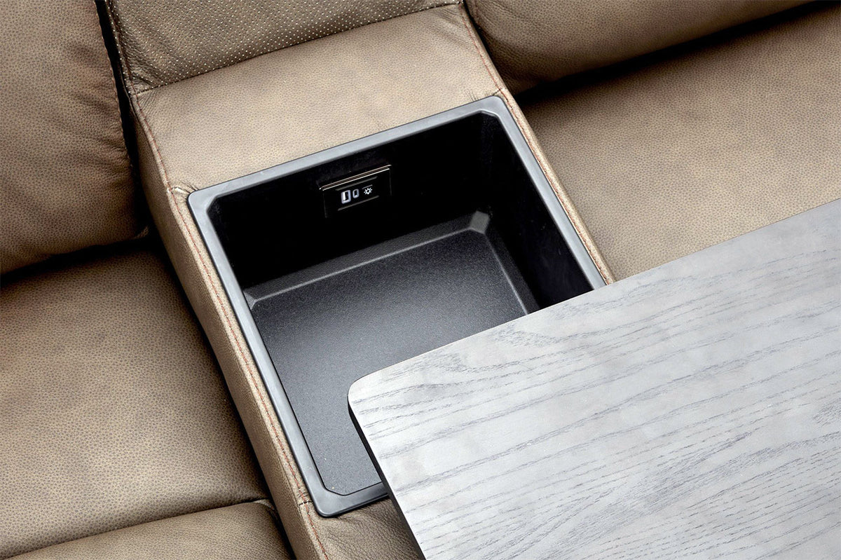 Zen Reclining Sectional & Storage Ottoman | J&M Furniture
