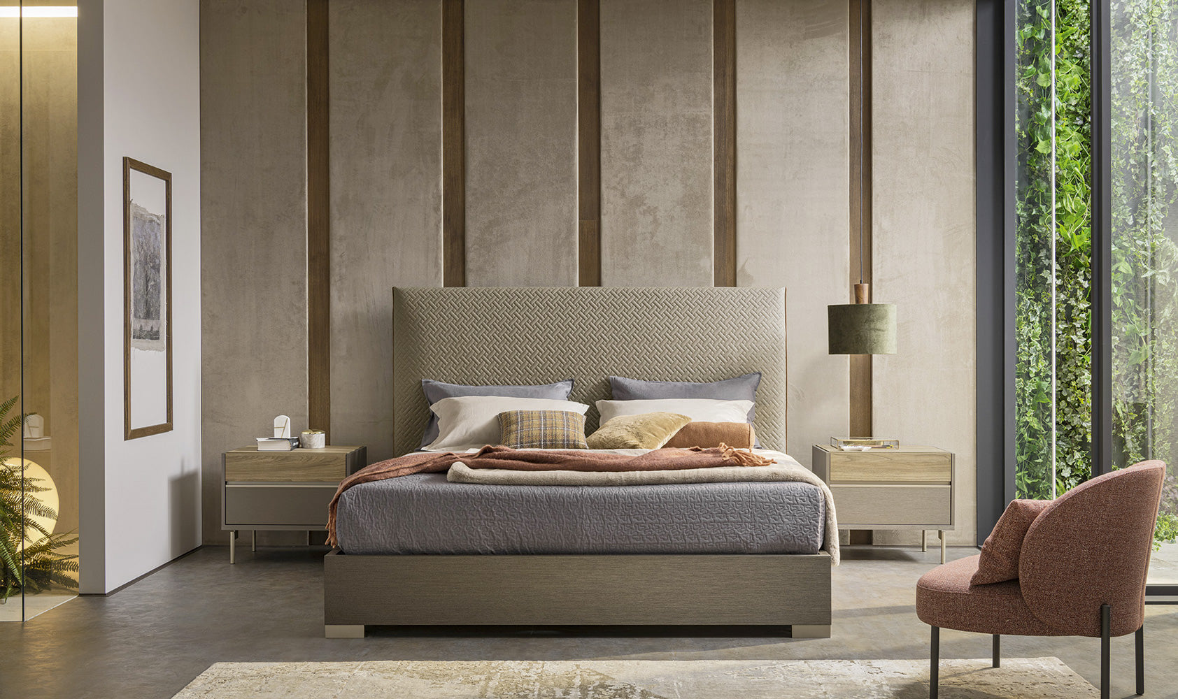 Alf Italia Bedroom Sets CityLife Upholstered Bed | Alf Italia