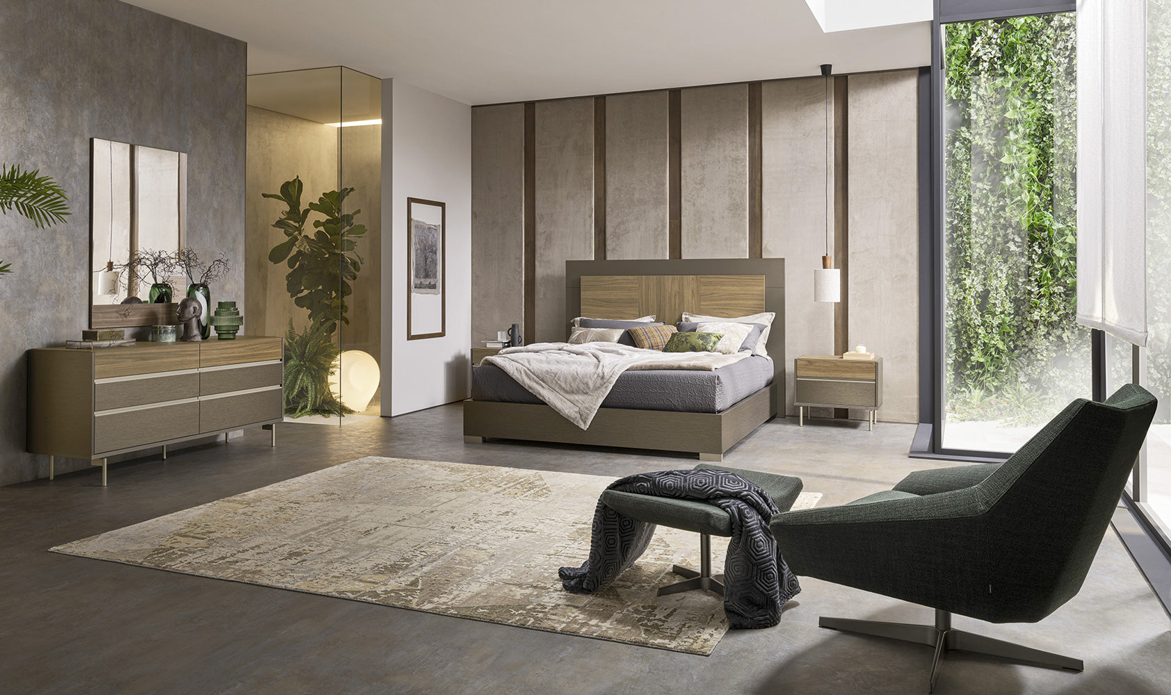 Alf Italia Bedroom Sets CityLife Wooden Bed | Alf Italia