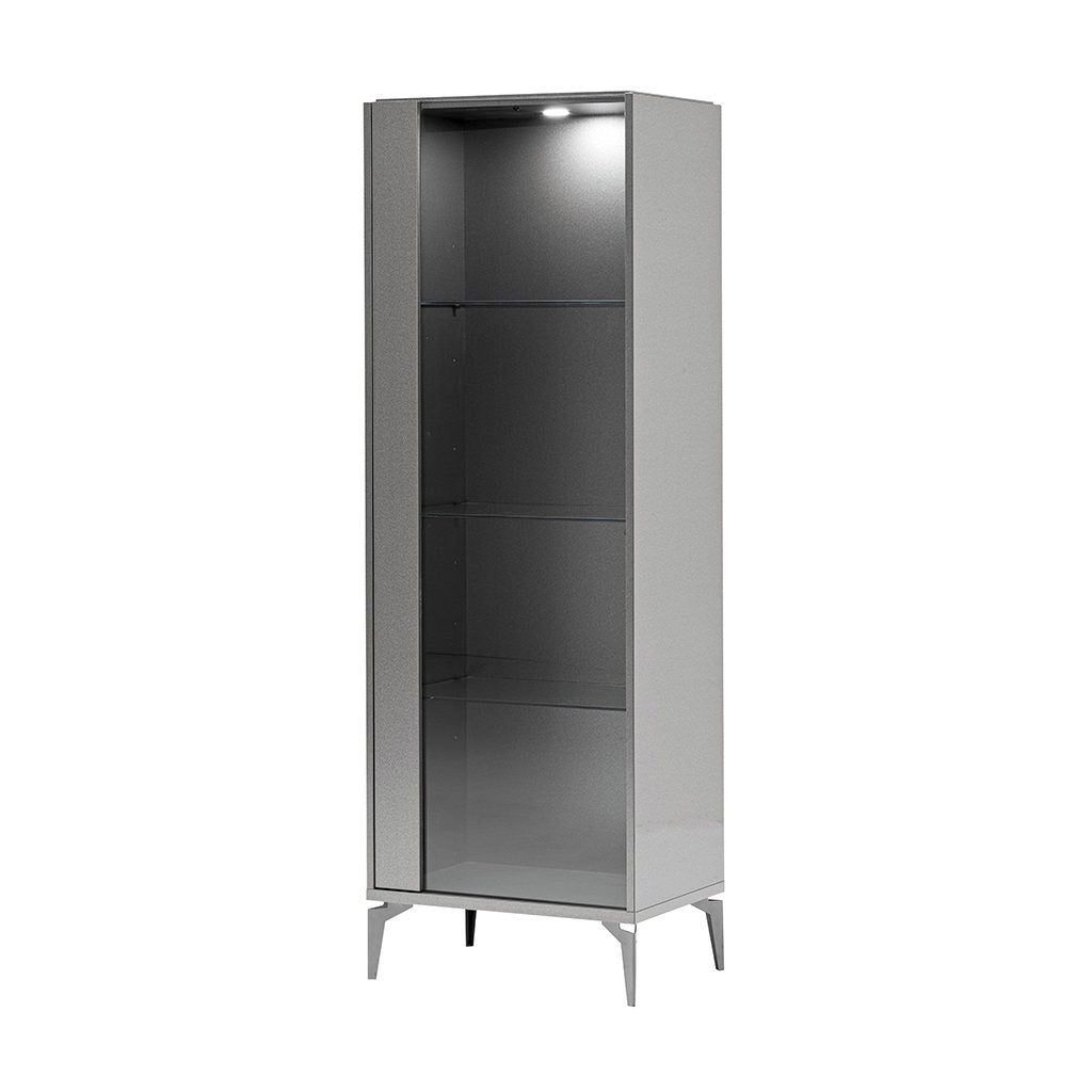 Alf Italia Curio Graphite Left Curio Graphite 1 Door Curio