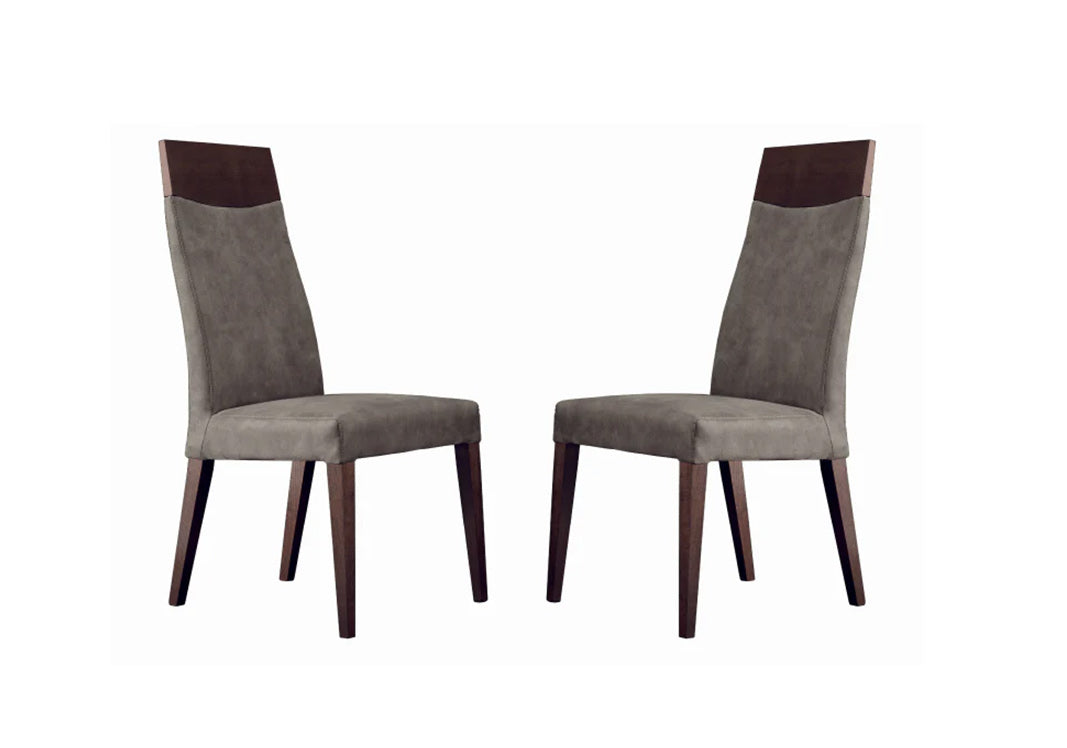 Alf Italia Dining Chair Regale Eco-Leather Chairs (Pair)