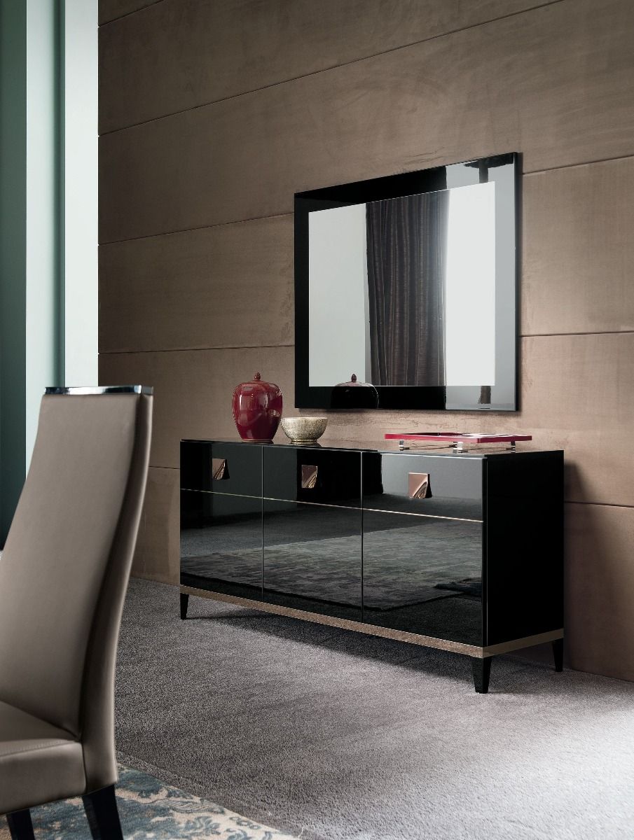 Alf Italia Mirror Mont Noir Buffet Mirror