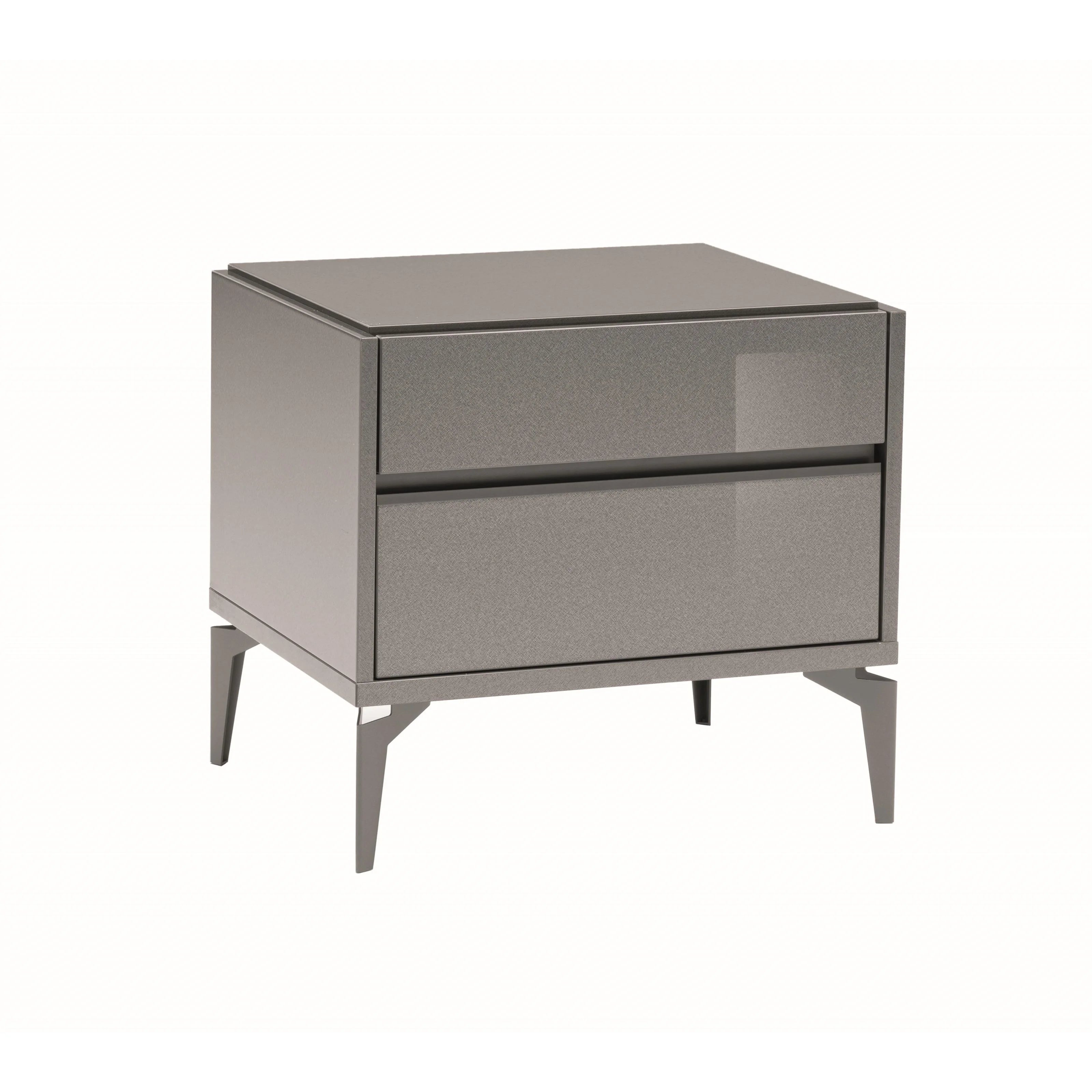 Alf Italia Nightstands 1 Nightstand Graphite Nightstand