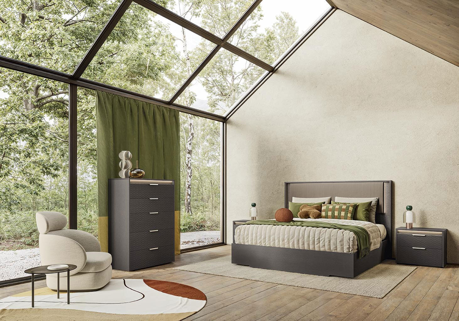 Alf Italia Nightstands Amy Nightstand