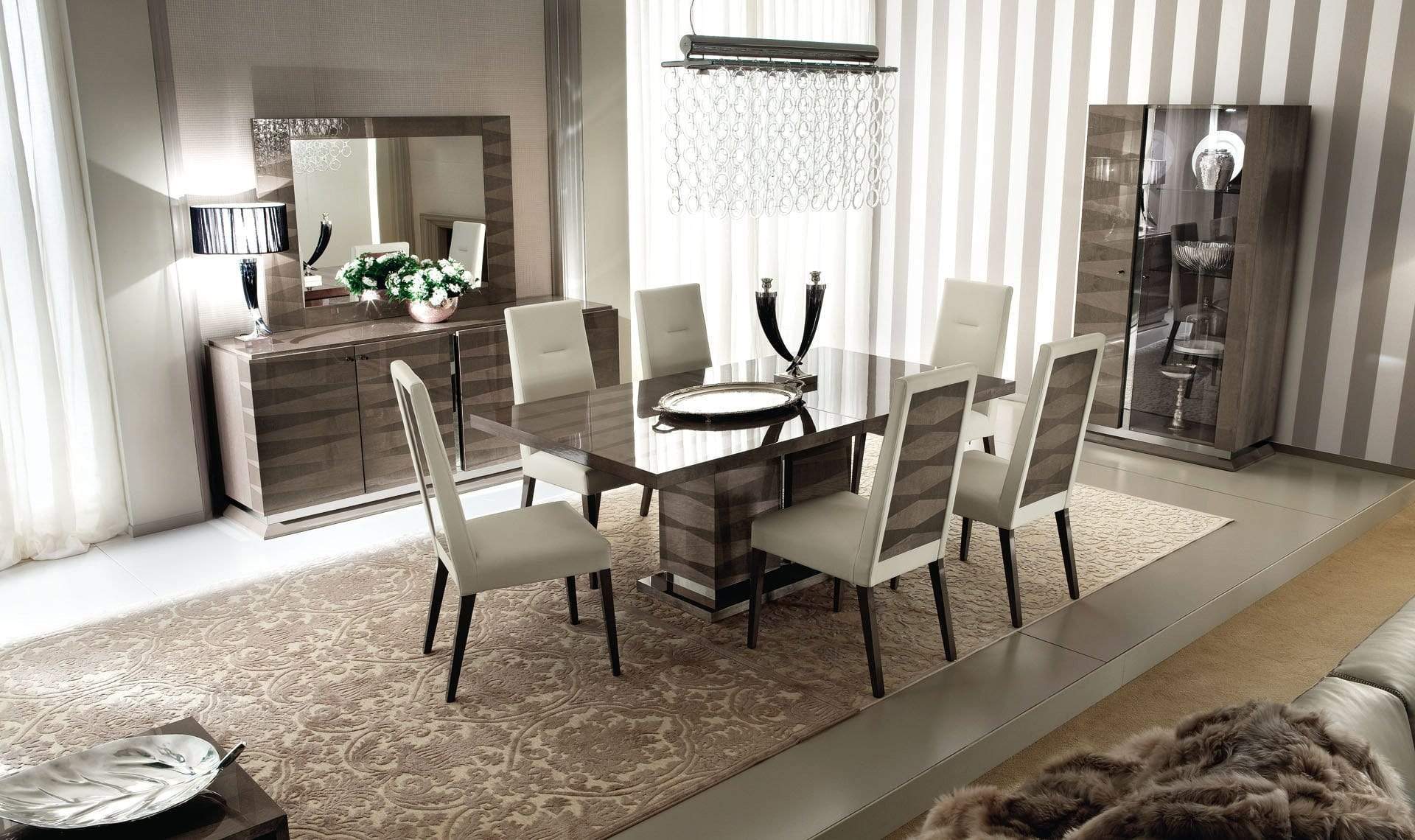 Alf Italia - Open Box Dining Sets Monaco Dining Table, 4 Chairs & Buffet - Open Box | 50% OFF
