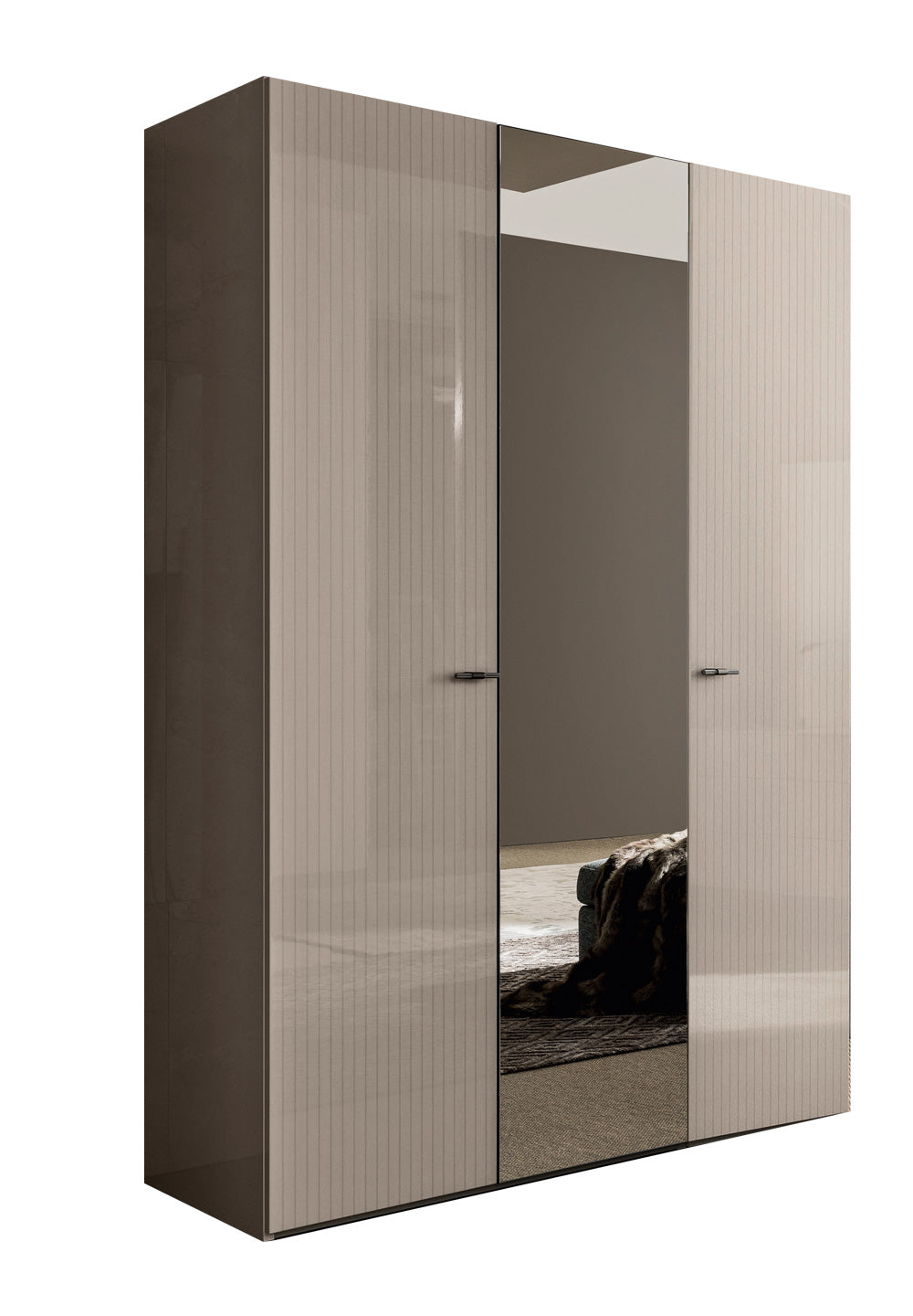 Alf Italia Wardrobe 3 Door Wardrobe w/ Mirror Claire Wardrobe Collection | Alf Italia