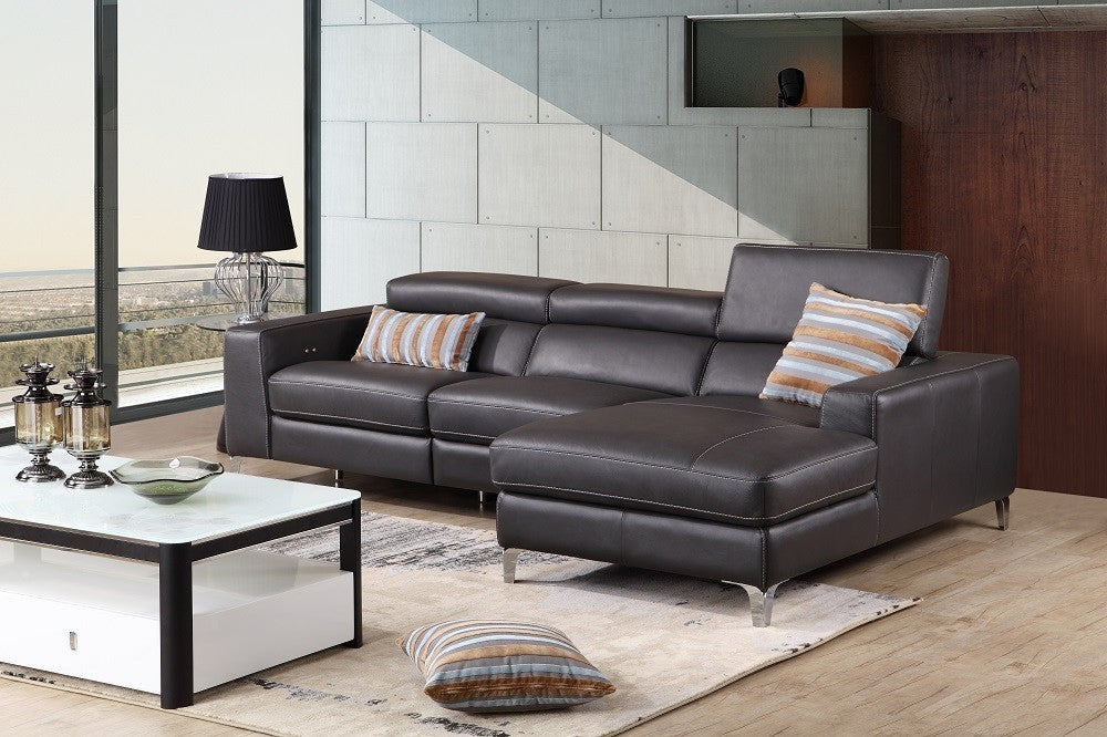 Ariana Premium Leather Sectional | J&M Furniture - Canal Furniture