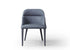 Baxter Leather Arm Chair in Blue Grey | J&M Furniture
