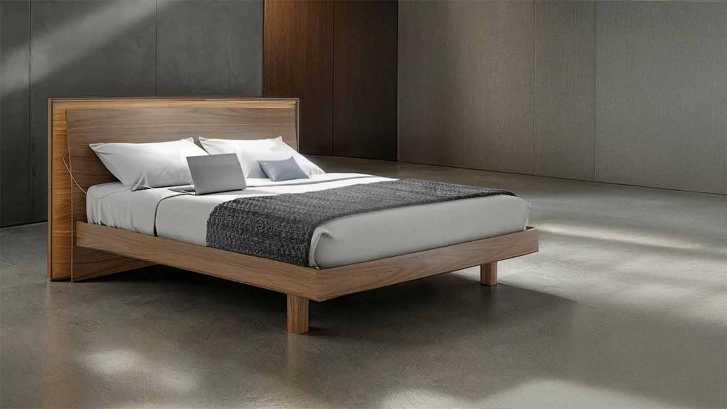 BDI Bed Kava Bed in Natural Wood | BDI