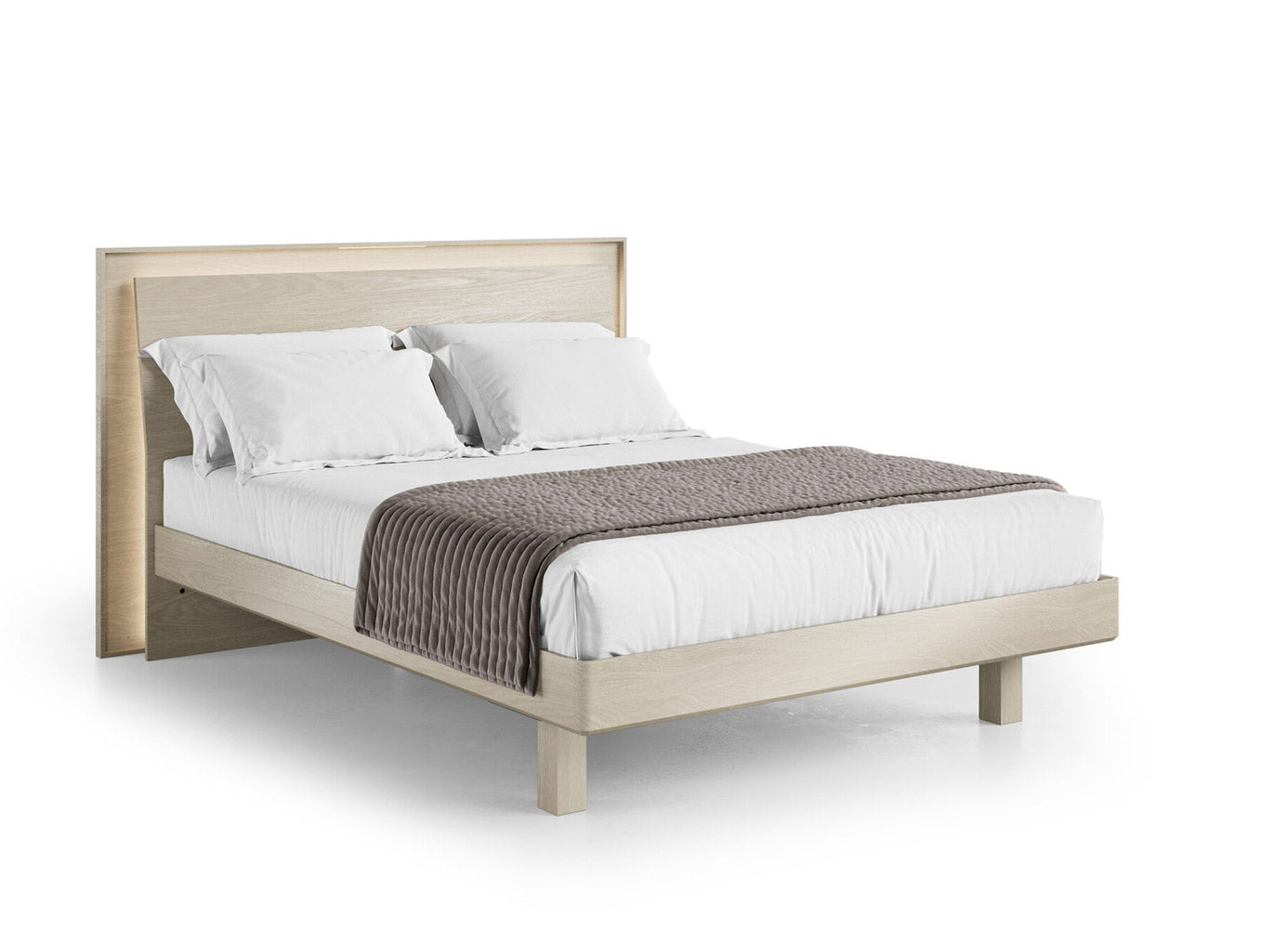 BDI Bed Kava Bed in Washed Oak | BDI