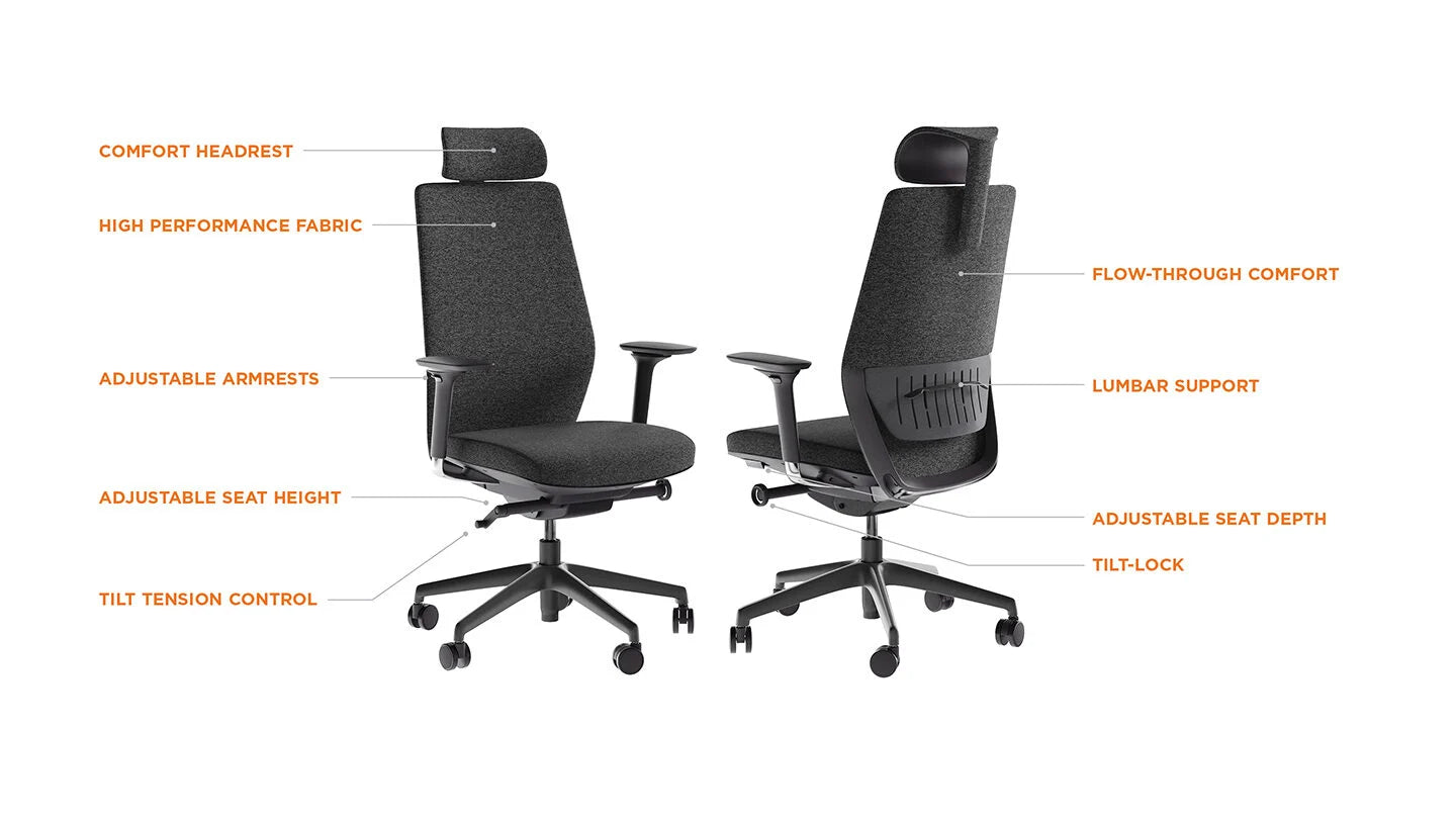 BDI Chair Coda 3521 Office Chair | BDI