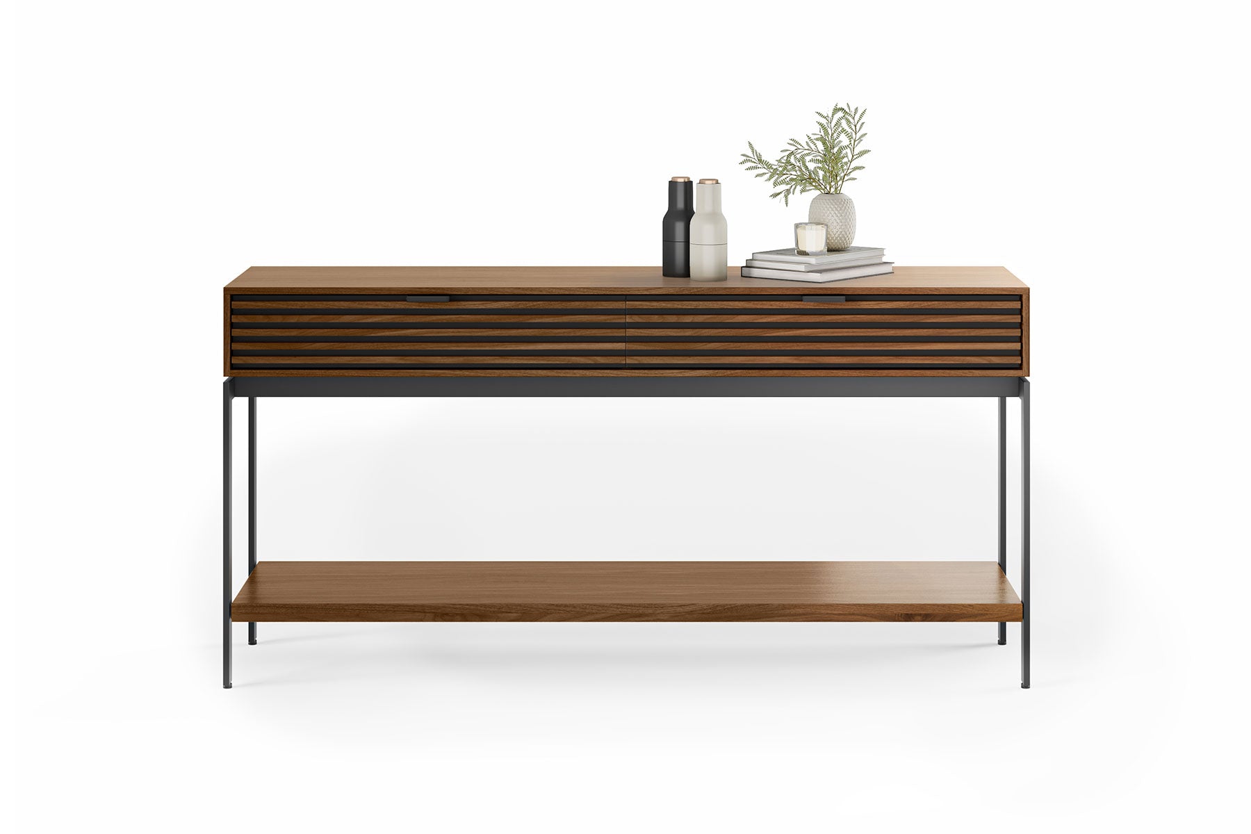 BDI Console Table Natural Walnut (WL) Cora 1173 Console Table | BDI Furniture