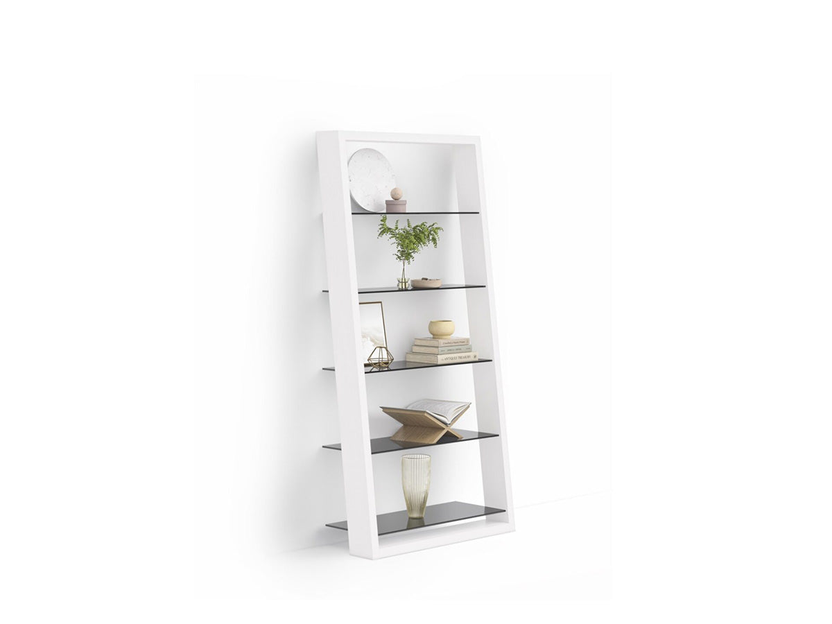 BDI Leaning Shelf Eileen 5166 Modern Leaning Glass Shelf | BDI Furniture