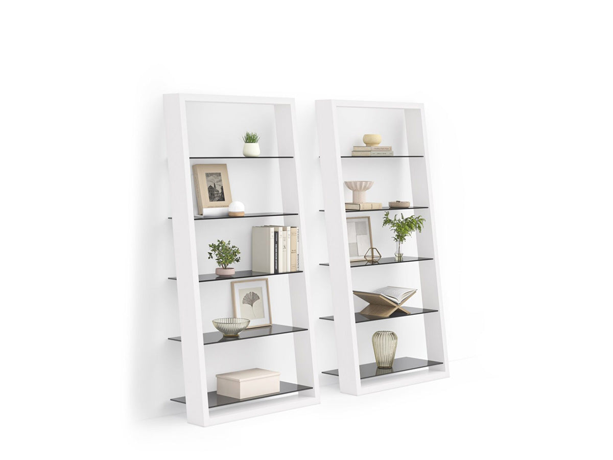 BDI Leaning Shelf Eileen 5166 Modern Leaning Glass Shelf | BDI Furniture