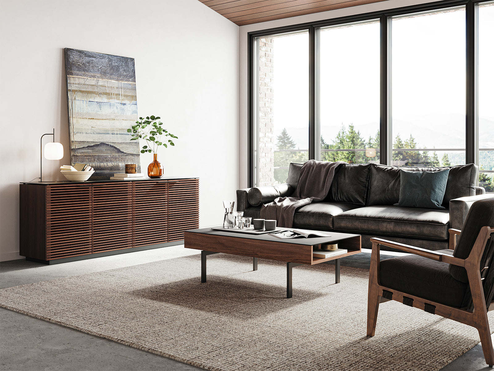 BDI Mobile File Cabinet Corridor Storage Credenza 8109 | BDI Furniture