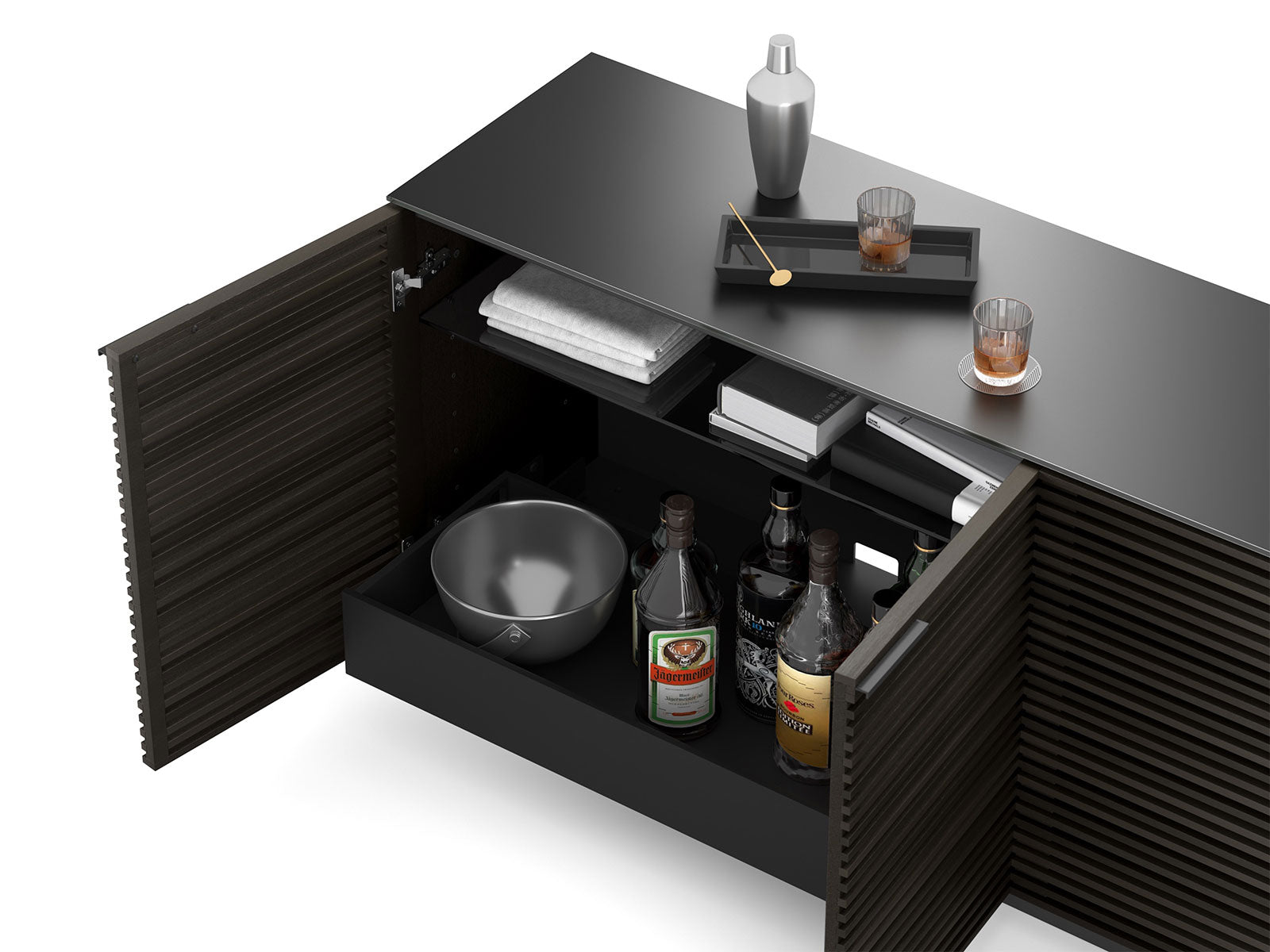 BDI Mobile File Cabinet Corridor Storage Credenza 8109 | BDI Furniture