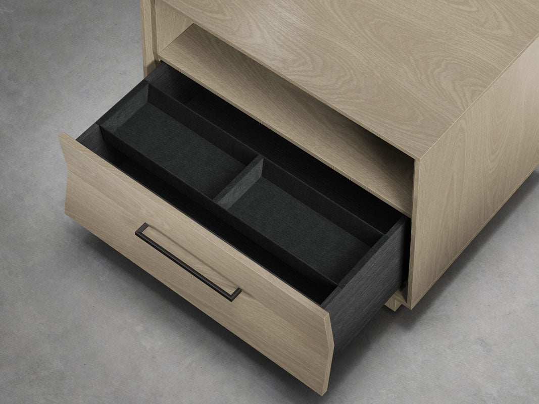 BDI Nightstands Kava Nightstand in Washed Oak 28" - 9682