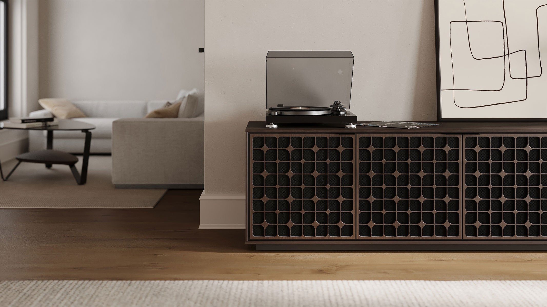 BDI TV Stand & Entertainment Centers Elements Constellation Storage Cabinet 8703 | BDI Furniture