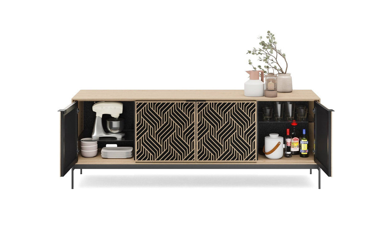 BDI TV Stand & Entertainment Centers Elements Weave Media Console 8709 | BDI Furniture