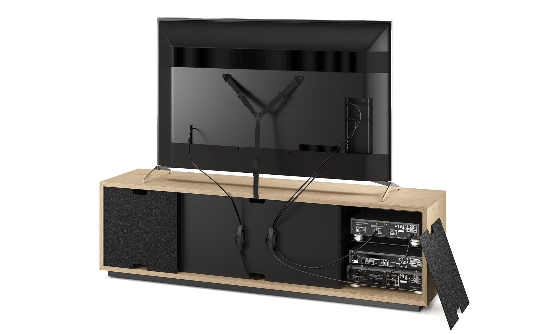 BDI TV Stand & Entertainment Centers Elements Weave Storage Cabinet 8703 | BDI Furniture