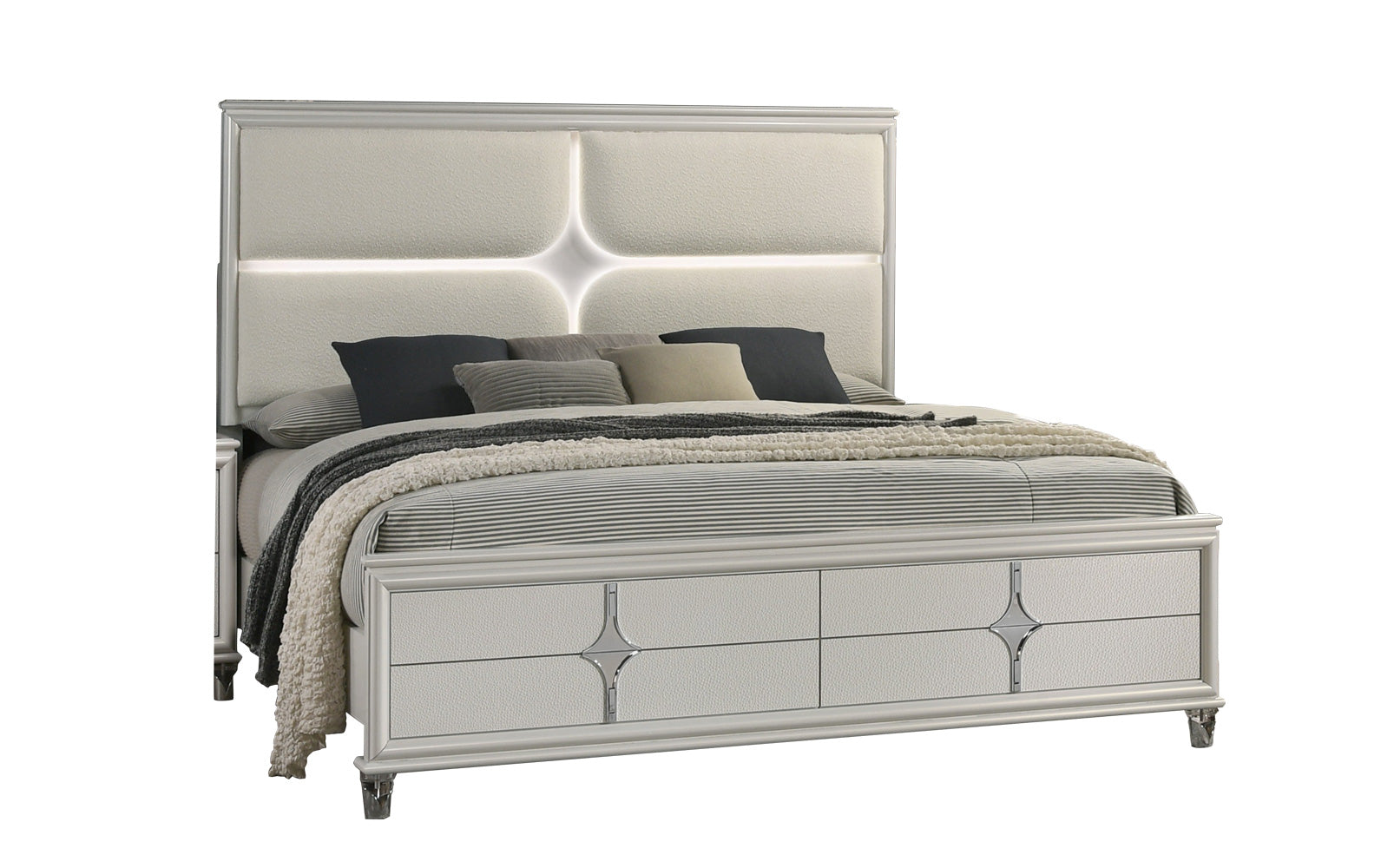 Bucharest Modern Bed | J&M Furniture - Canal Furniture