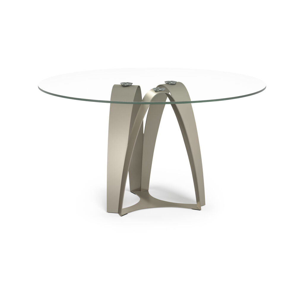 Elite Modern Dining Table Duomo Round Glass Dining Table | Elite Modern