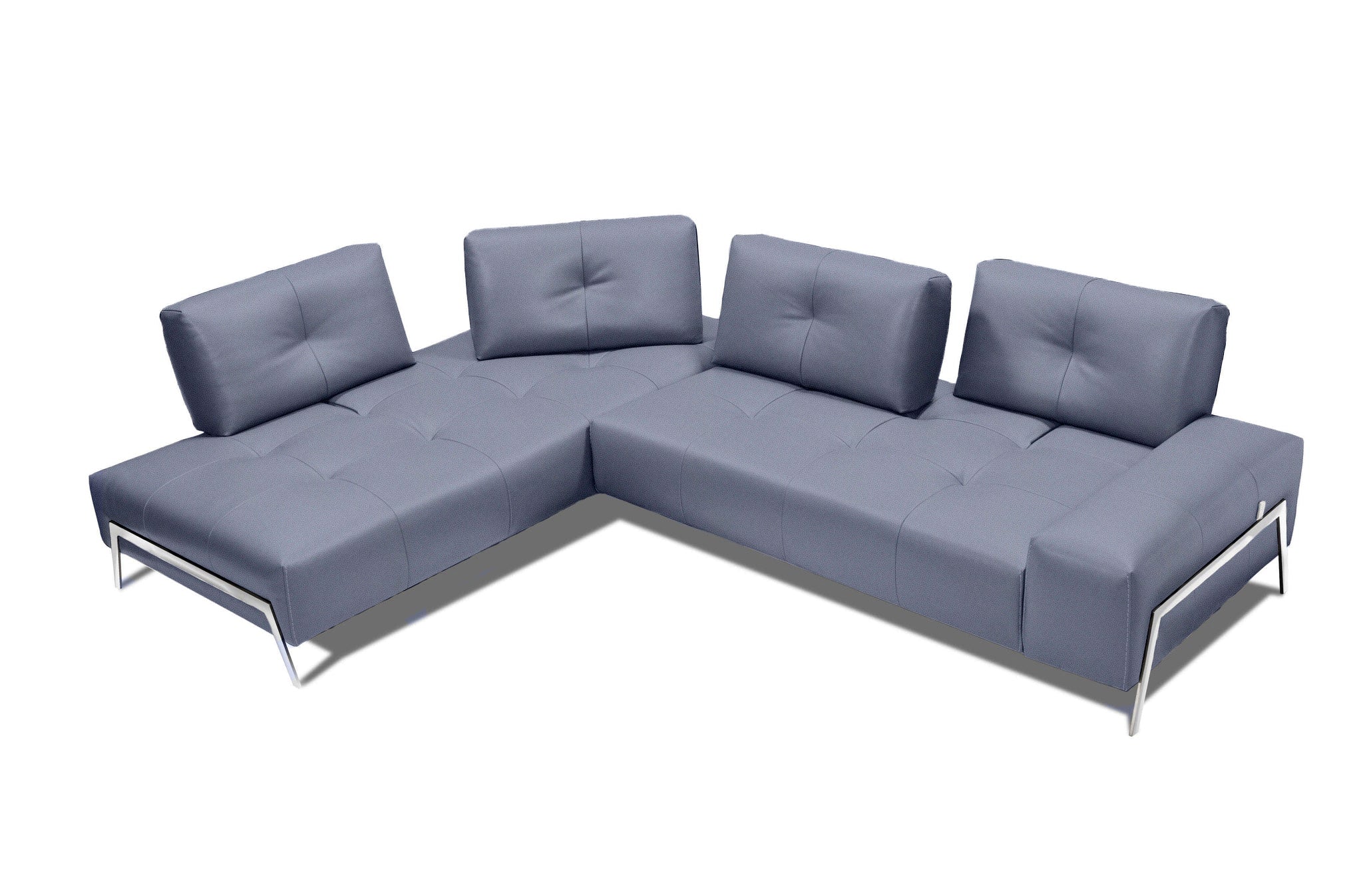 i763 Sectional Sofa in Light Blue | Incanto - Canal Furniture