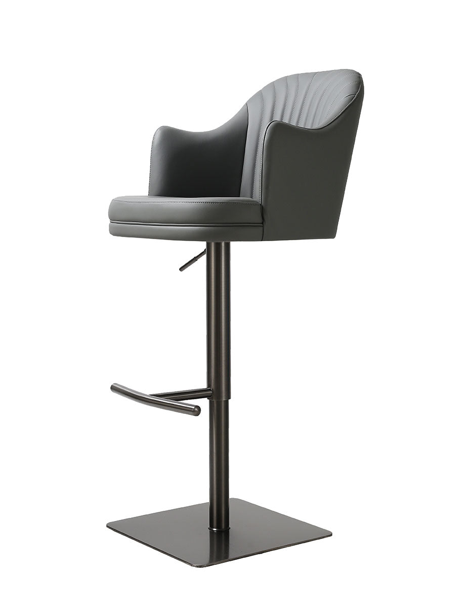 J and M Furniture Barstool K C418A-58 Charcoal Barstool | J&M Furniture