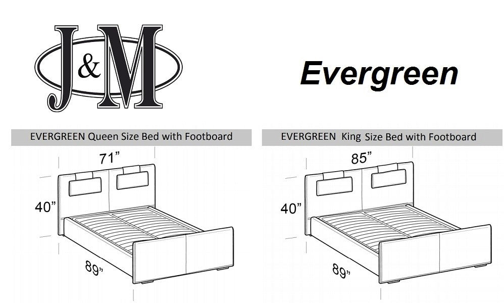 J and M Furniture Bed Evergreen Premium Bed | J&M Furniture