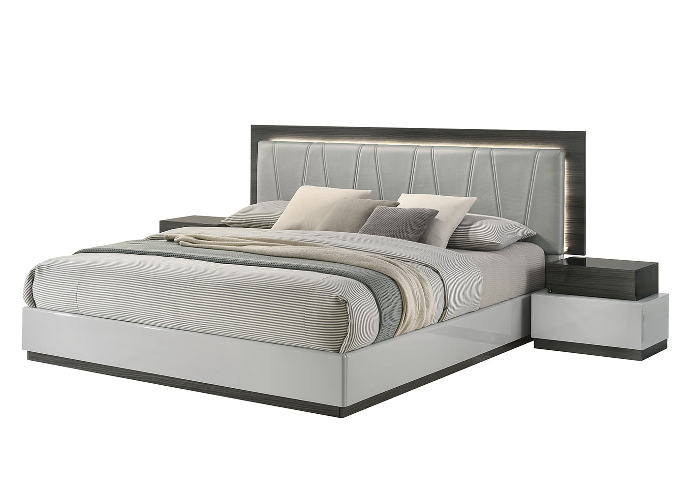 J and M Furniture Bedroom Sets Cube Modern Bed | J&M Furniture