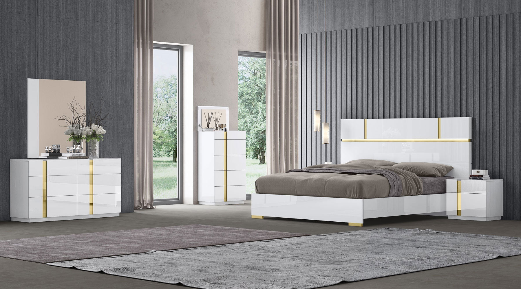 J and M Furniture Bedroom Sets Queen Kyoto Bed Bed | J&M Furniture