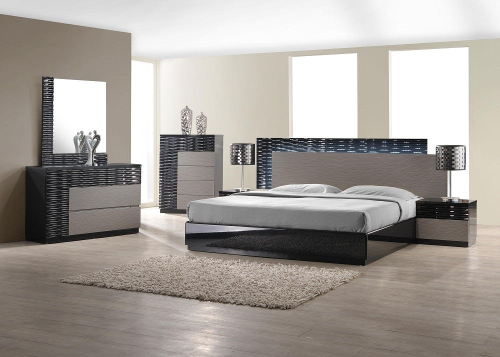 J and M Furniture Bedroom Sets Queen Roma Modern Bed | J&M Furniture
