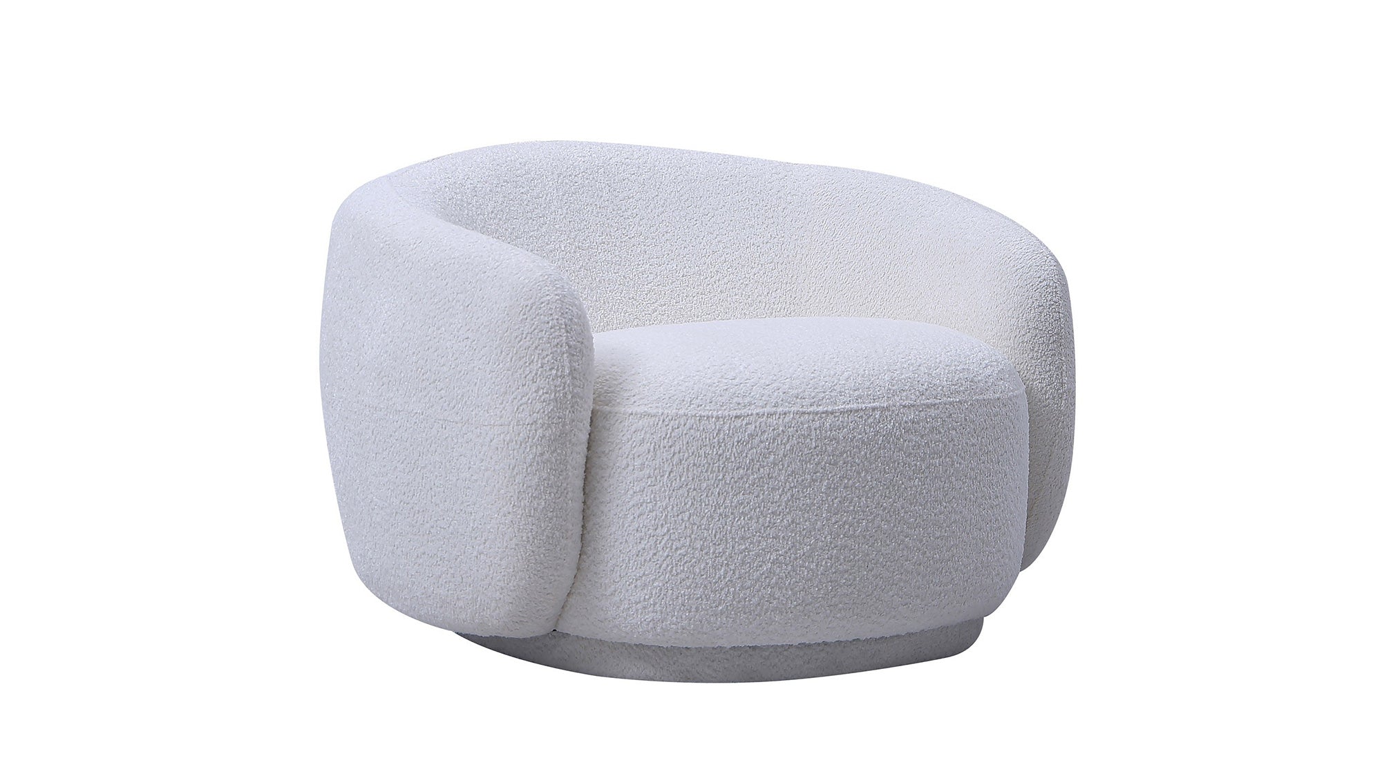 J and M Furniture Chair 1 Chair Lounge Fabric Chair in Off White | J&M Furniture