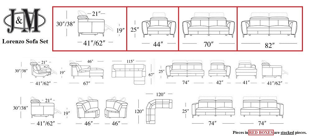 J and M Furniture Chair Lorenzo Motion Chair in Grey Fabric | J&M Furniture