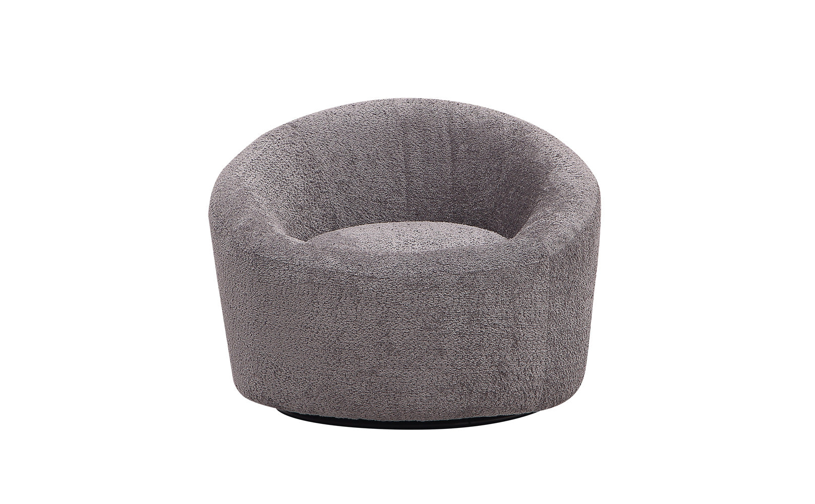 J and M Furniture Chair Moon Fabric Chair in Dark Grey | J&M Furniture