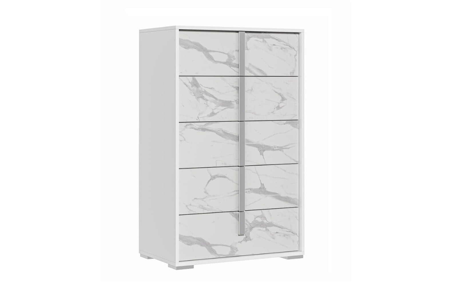 J and M Furniture Chest Sonia White Chest