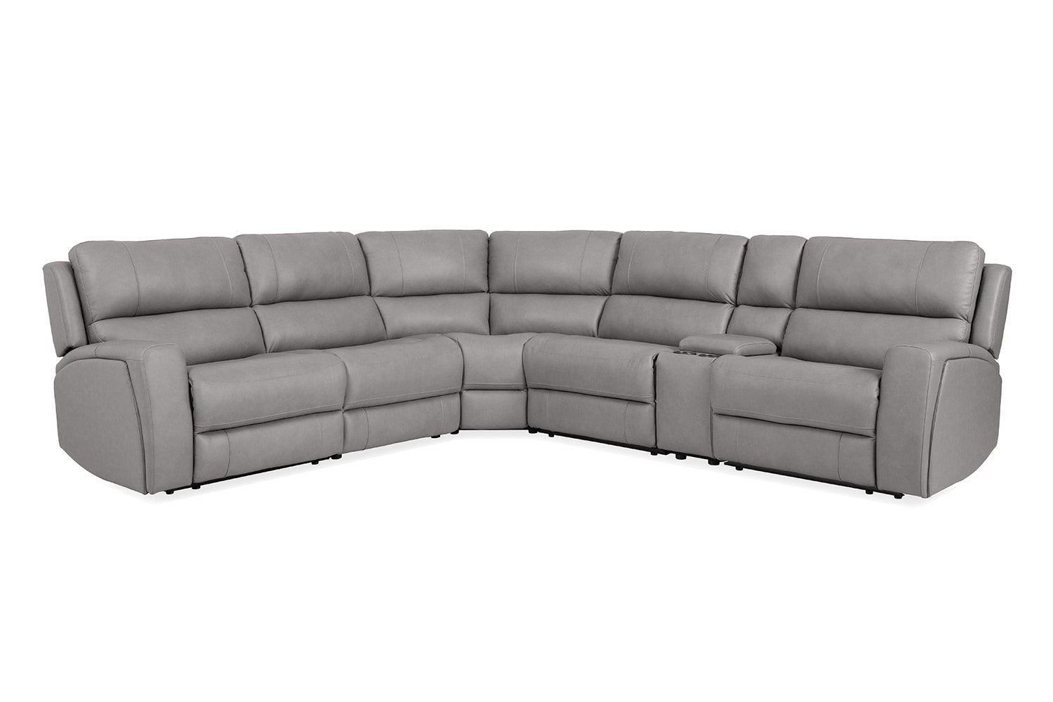 J and M Furniture Couches & Sofa 70815M Reclining Sectional in Grey | J&M Furniture