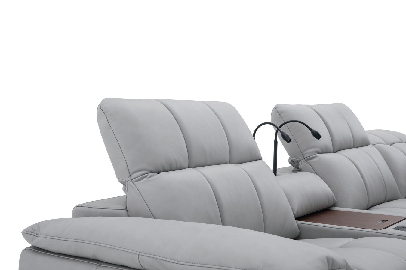 J and M Furniture Couches & Sofa Beaumont Power Recliner 8301 in Light Grey | J&M Furniture