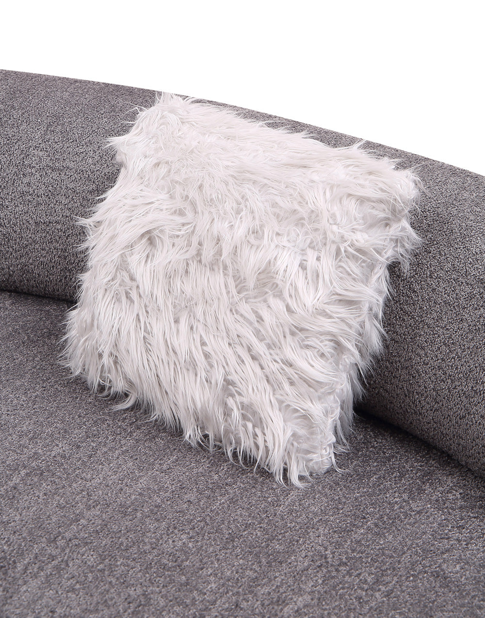 J and M Furniture Couches & Sofa Moon Fabric Sectional in Dark Grey | J&M Furniture