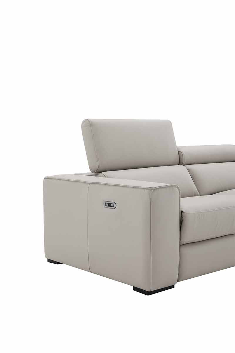 J and M Furniture Couches & Sofa Picasso Loveseat In Silver Grey | J&M Furniture