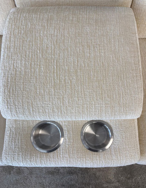 J and M Furniture Couches & Sofa Picasso Motion Fabric Sectional in Sand | J&M Furniture