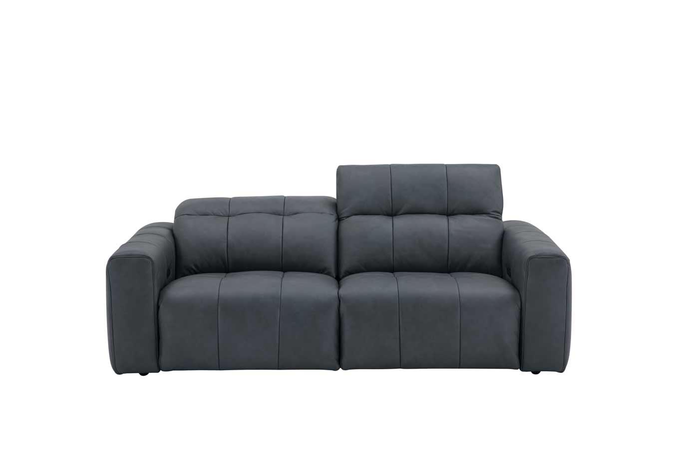 J and M Furniture Couches & Sofa Prescott Leather Sofa in Dark Grey | J&M Furniture