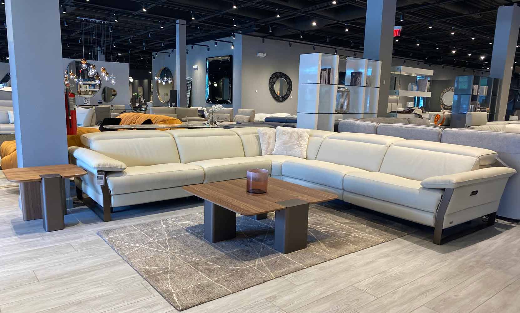 J and M Furniture Couches & Sofa Skyline Reclining Sectional | Loiudiced