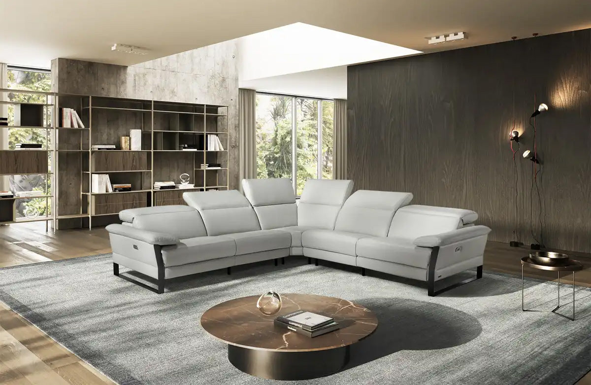 J and M Furniture Couches & Sofa Skyline Reclining Sectional | Loiudiced
