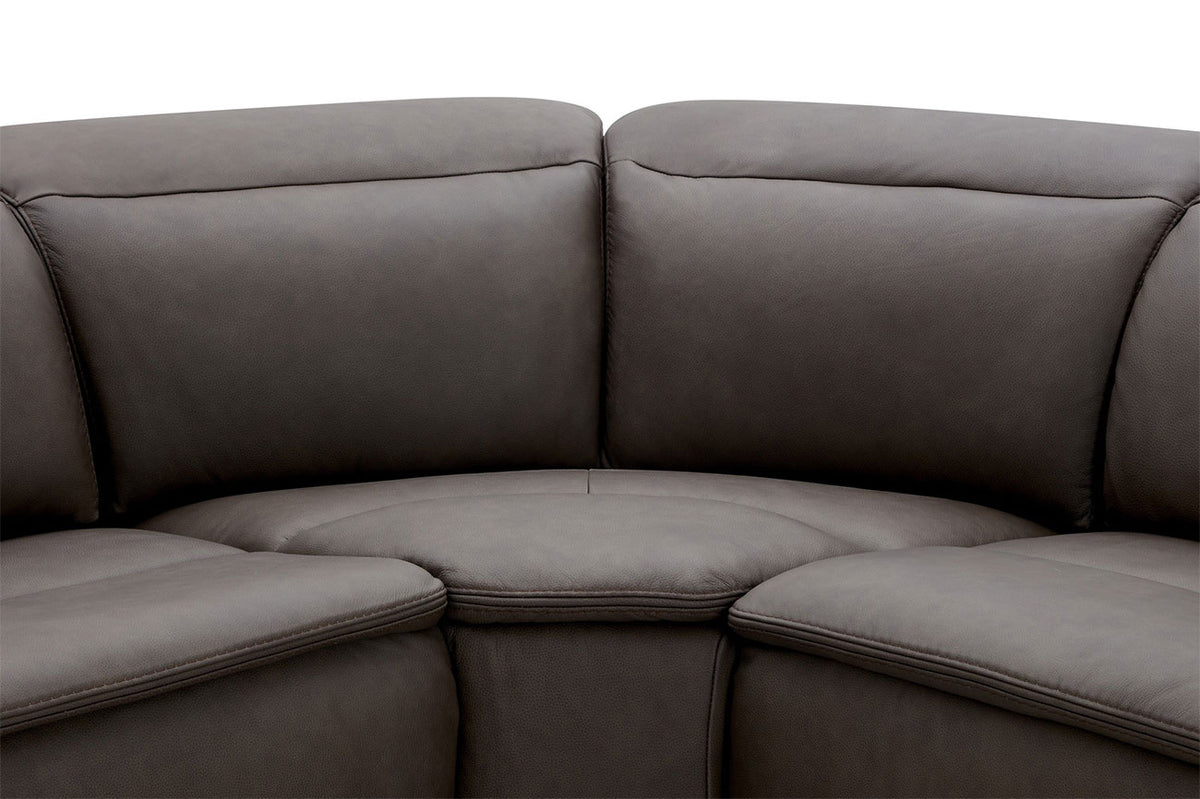 J and M Furniture Couches & Sofa Zen Reclining Sectional & Storage Ottoman | J&M Furniture