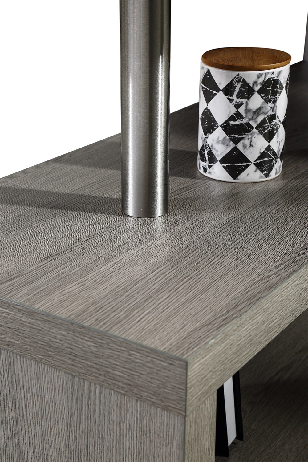 J and M Furniture Desk LP A33 Office Desk in Grey | J&M Furniture