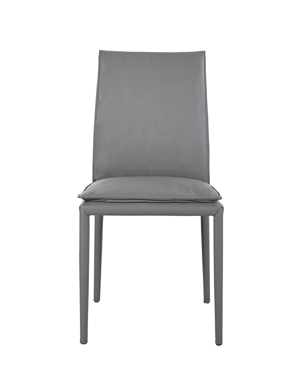 J and M Furniture Dining Chair Togo Dining Chair in Charcoal Grey (pair) | J&M Furniture
