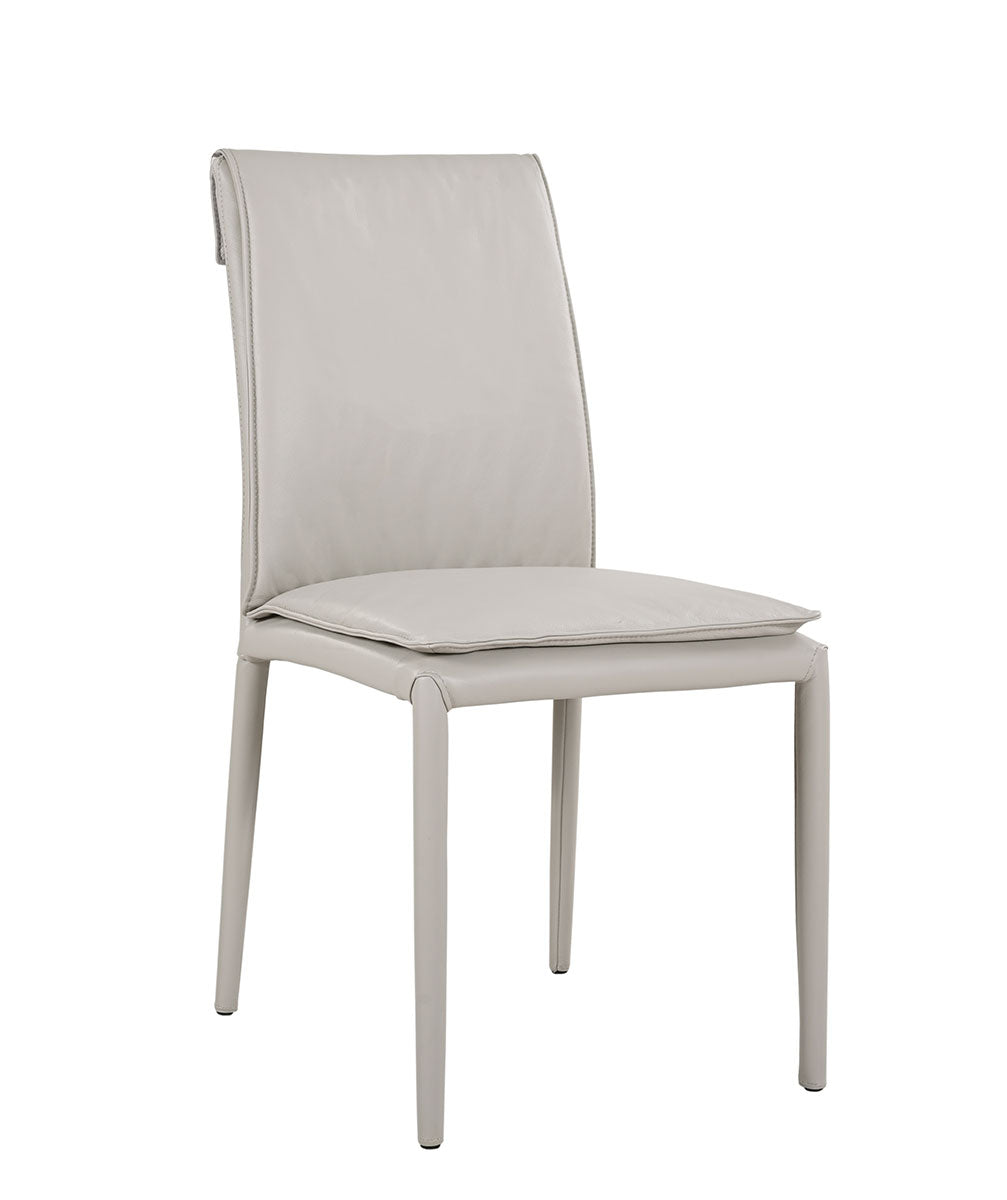 J and M Furniture Dining Chair Togo Dining Chair in Light Grey (pair) | J&M Furniture